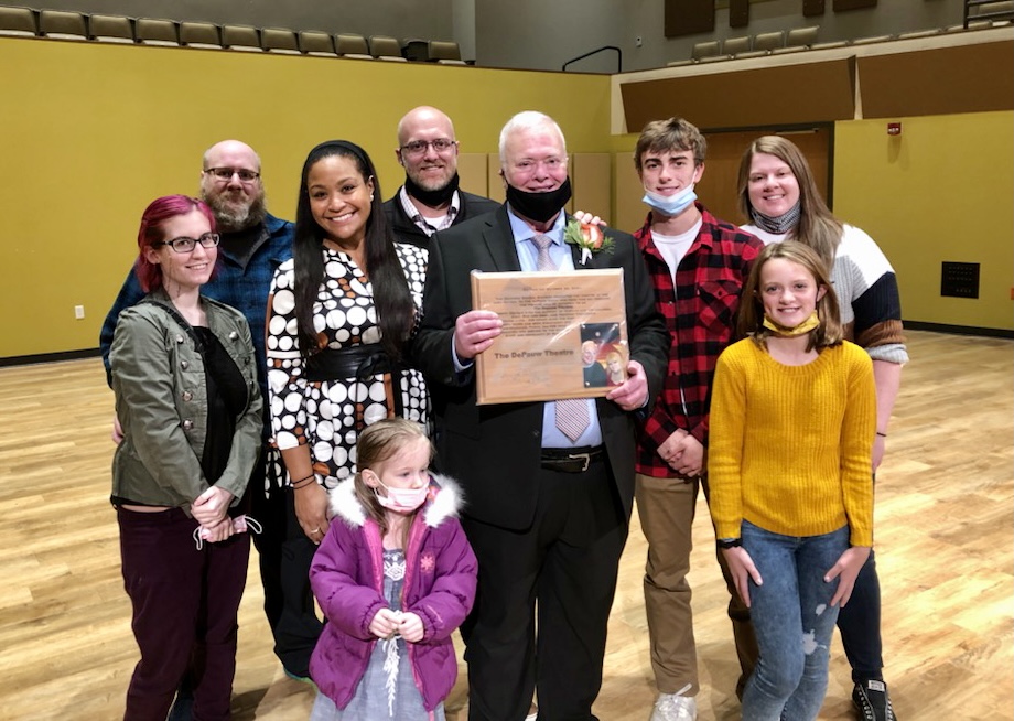 DePauw Theatre dedication honors long-time director